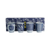 Coffret 4 tasses en porcelaine bleues Tokyo Design