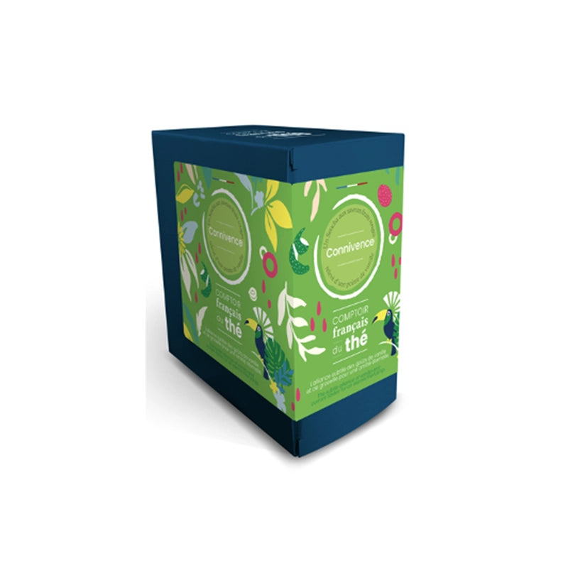 Boîte de 20 sachets de thé vert Connivence Comptoir Français du Thé
