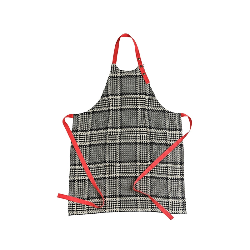 Tablier en coton pour femme Dipsyrex Pink avec boutons pression Les Tabliers de Julie Andrieu