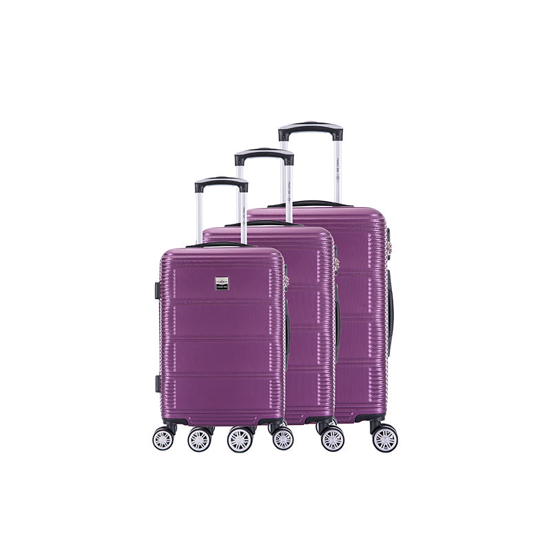Set de 3 valises 8 roues Polycarbonate & ABS Prune France bag