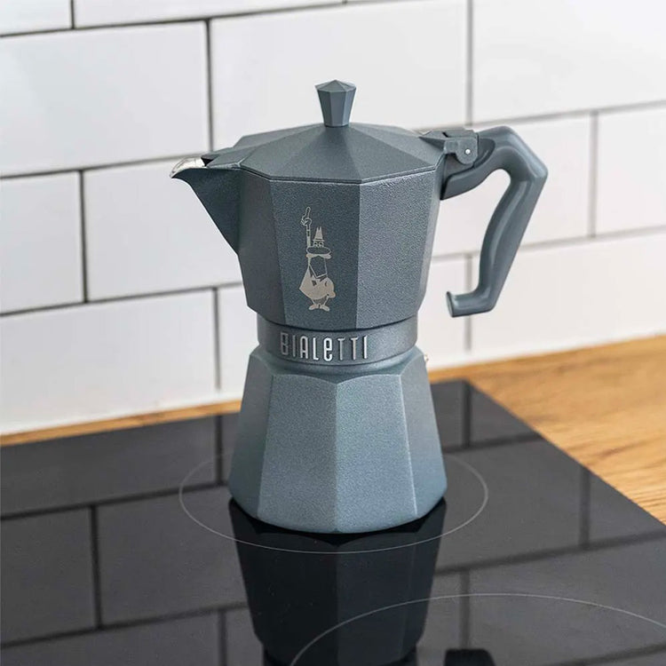 Cafetière 3 tasses Moka Exclusive Induction Silver Bialetti