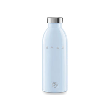 Bouteille isotherme en acier inoxydable 500ml Bleu azur Années 50 Smeg