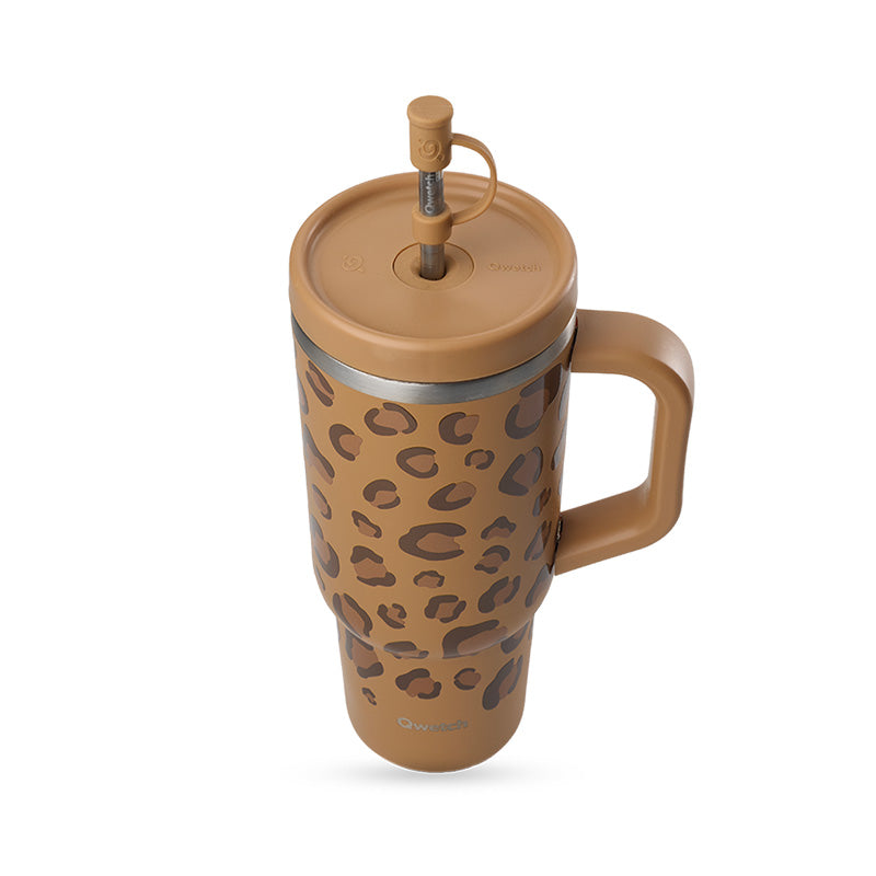 Travel cup isotherme en inox 900 ml camel Wild Qwetch