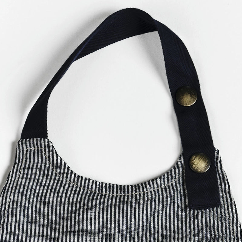 Tablier en coton pour enfant Raye Marine Les Tabliers de Julie Andrieu