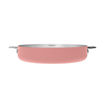 Poêle en inox 24 cm rose La Merveilleuse Cookut