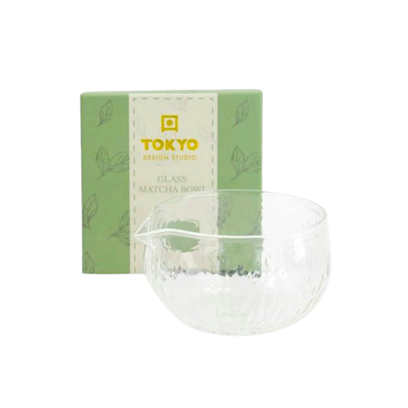 Bol en verre avec un bec pour marcha Tokyo Design