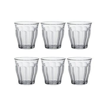 Boite de 6 verres transparents 25cl Picardie Duralex