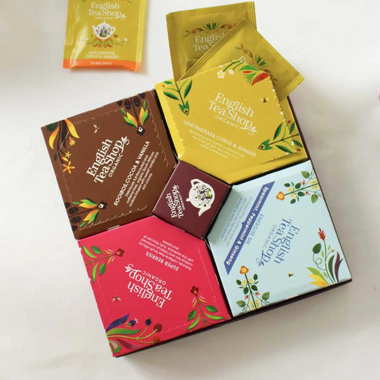 Coffret de 32 sachets d'infusion Bio English Tea Shop
