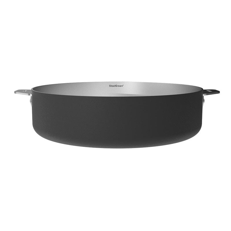 Sauteuse en inox 28 cm graphite La Merveilleuse Cookut