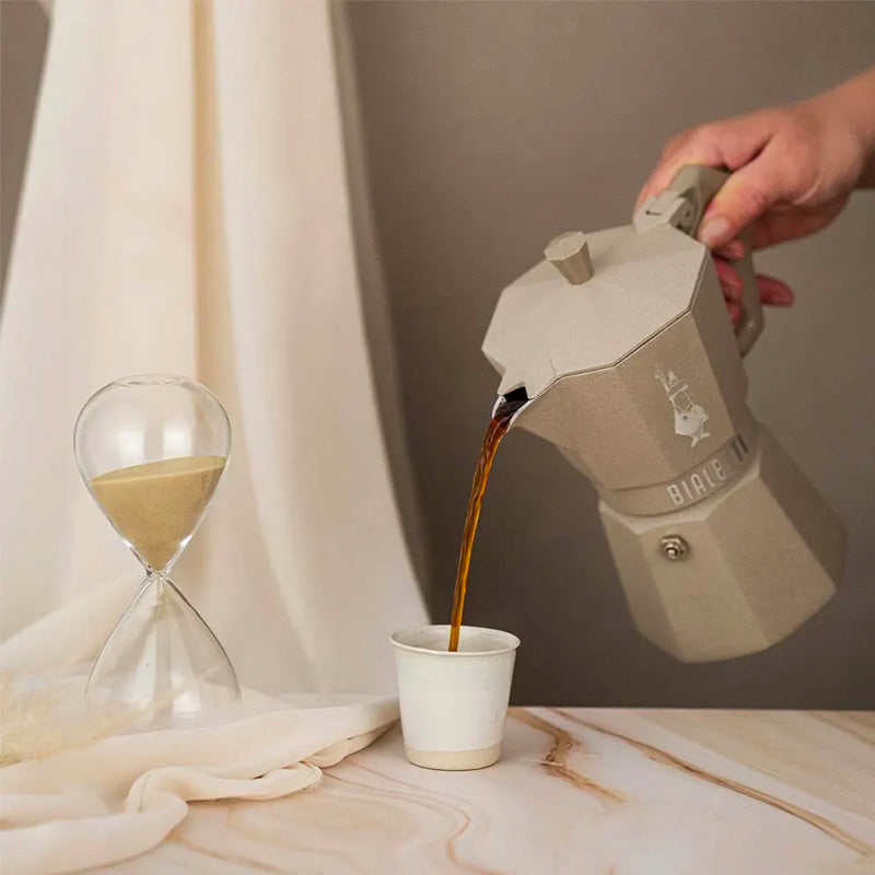 Cafetière 3 tasses Moka Exclusive Induction Sand Bialetti