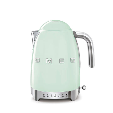 Bouilloire à température réglable Vert d'Eau Années 50 Smeg