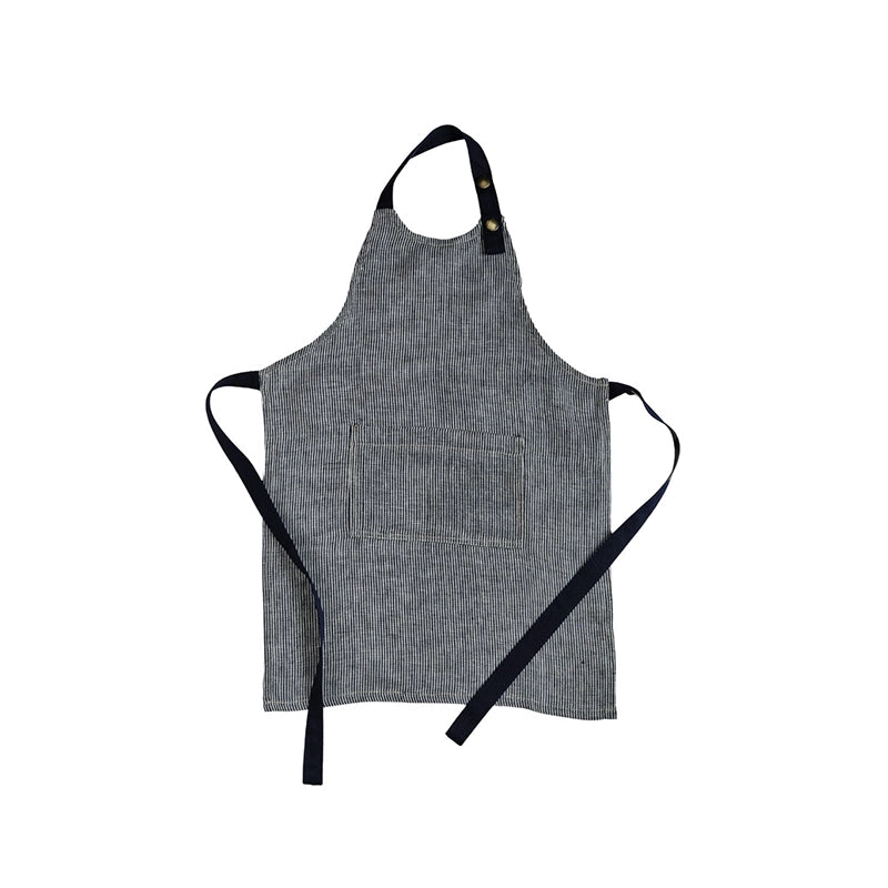 Tablier en coton pour enfant Raye Marine Les Tabliers de Julie Andrieu