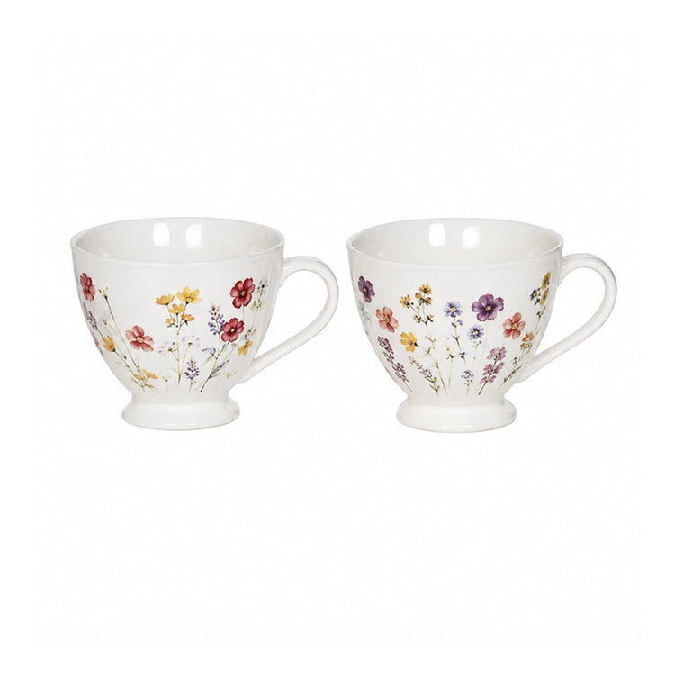 Coffret de 2 déjeuners en porcelaine de 39 cl Iris Table Passion