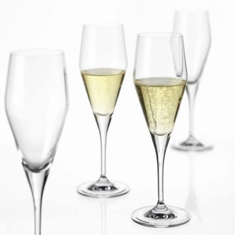 Coffret 6 flûtes à champagne Teqton 22 cm Transparent Twenty 4 Leonardo