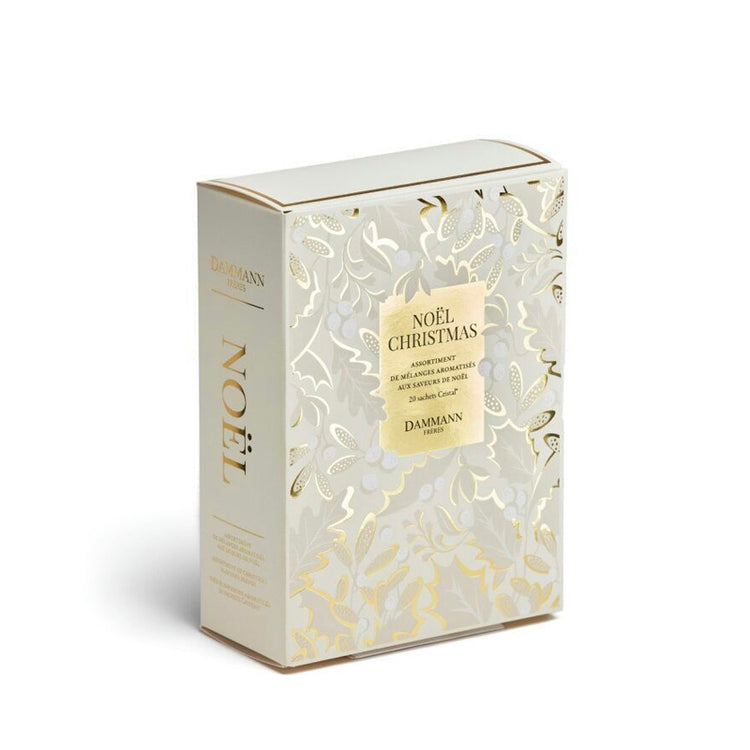 Coffret de 20 sachets de thés & infusions de Noël Dammann
