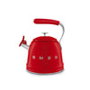 Bouilloire sifflante 2,3 L Rouge Années 50 Smeg