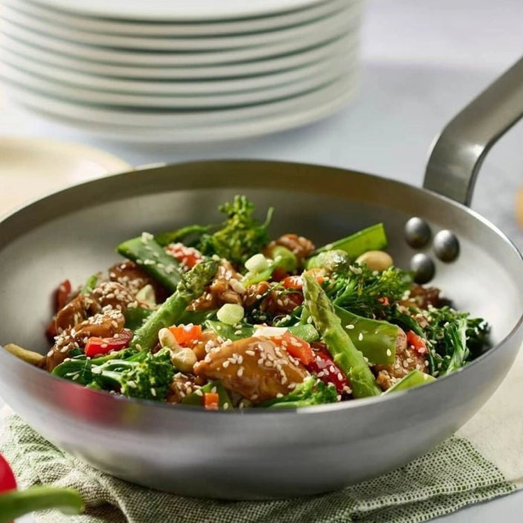Wok bombé Minéral B 28cm De Buyer