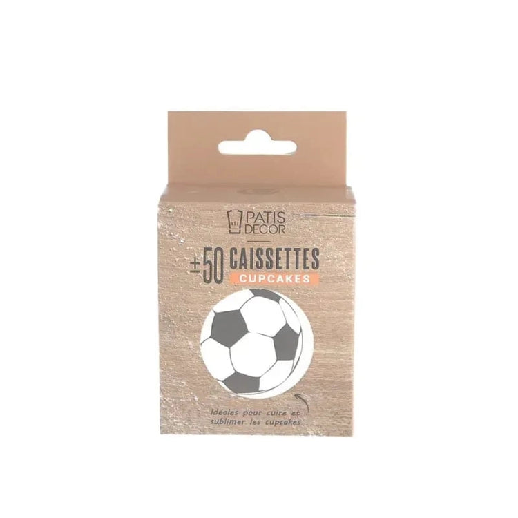 Caissettes Foot 50 Pièces Patisdecor