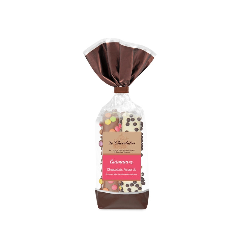 Assortiment de guimauves enrobées de chocolat 150g Le Chocolatier