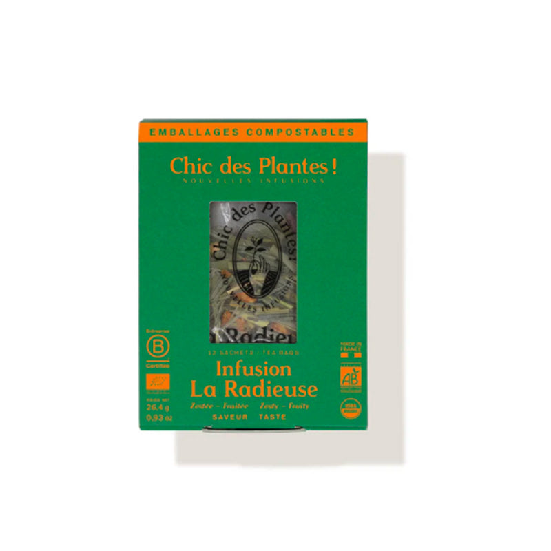 Boite de 12 sachets d'infusion Bio La radieuse Chic des plantes