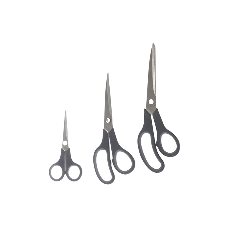 Set de 3 ciseaux multi-usages en inox gris Five