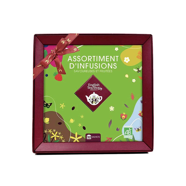 Coffret de 32 sachets d'infusion Bio English Tea Shop