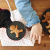 Mini gaufrier Bonhomme Pain d’épices antiadhésif 500 W Scrapcooking