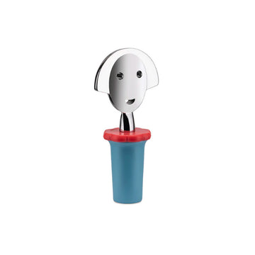Bouchon en résine thermoplastique bleu clair Anna Stop 2 Alessi