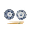 Coffret de 2 bols en porcelaine de 500ml avec baguettes Tayo Tokyo Design