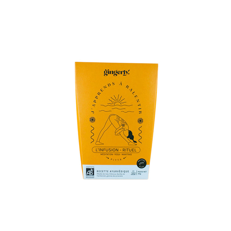 Infusion en vrac 50g J'apprends à ralentir Gingerly