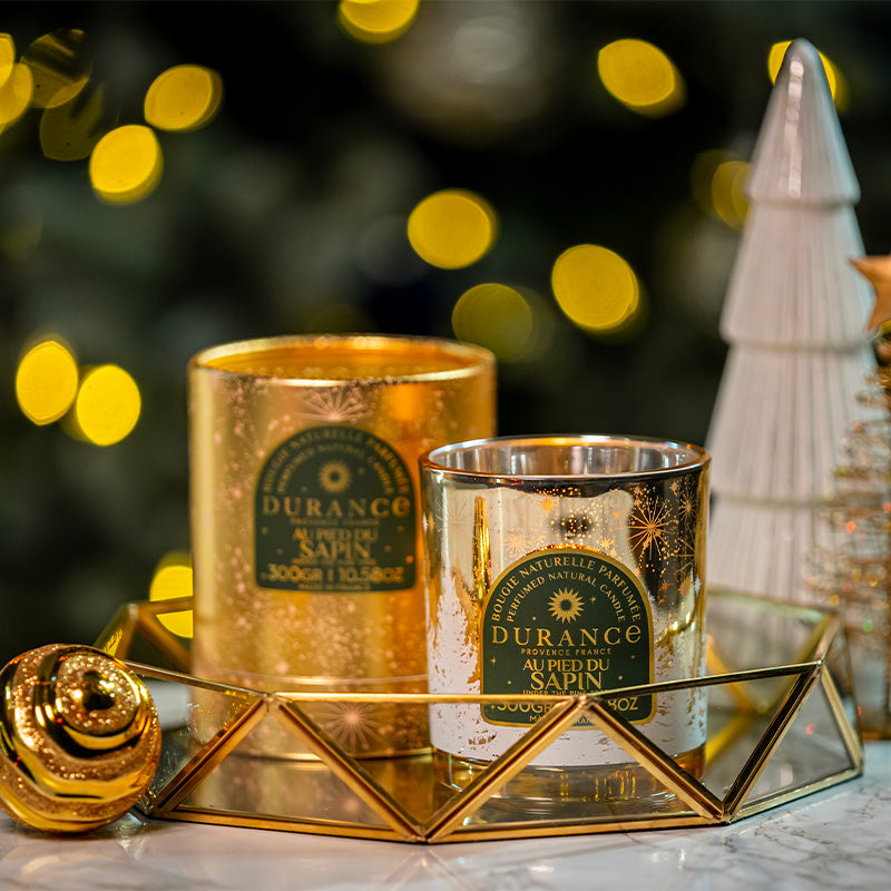 Bougie naturelle parfumée Au Pied Du Sapin 300gr Durance