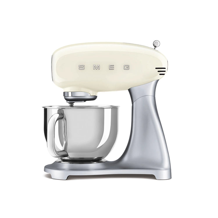 Robot pâtissier avec un bol en inox 4,8L Crème Années 50 Smeg
