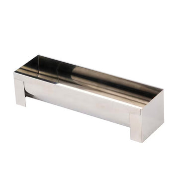 Gouttière à bûche inox démontable 30cm Gobel