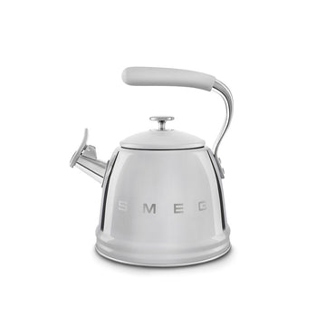 Bouilloire sifflante 2,3 L Inox Années 50 Smeg