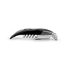 Tire-bouchon en acier inoxydable de 12,8 cm noir Sommelier Le Creuset