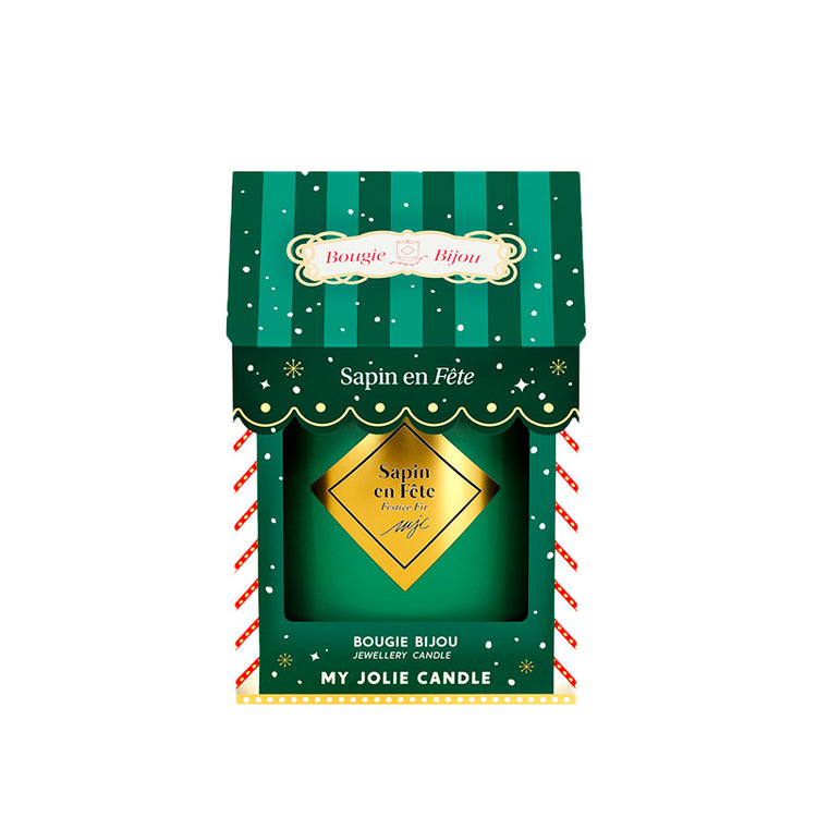 Bougie bijou bracelet doré sapin My Jolie Candle