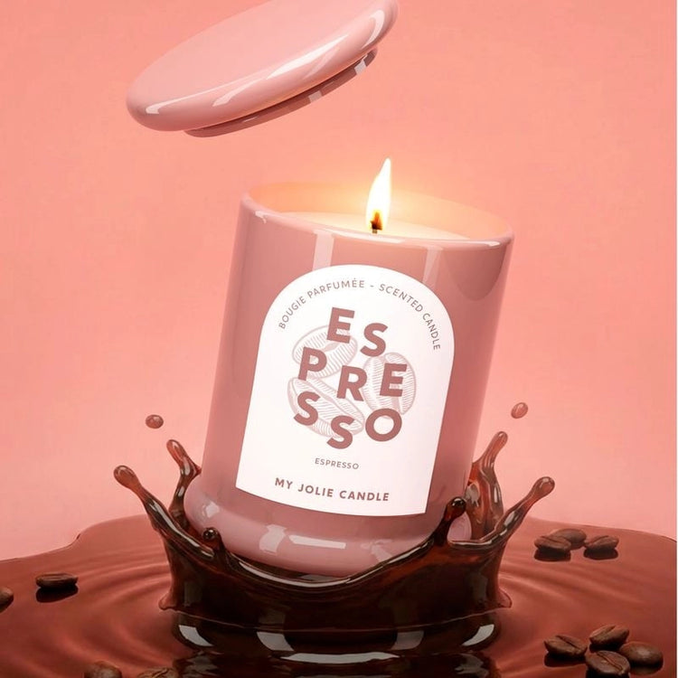 Bougie parfumée Cire végétale Espresso 150 g Les Trendy Maison Berger