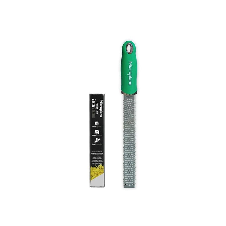Râpe zesteur en acier inoxydable vert basilic Microplane