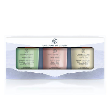 Coffret 3 bougies parfumées 3 x 96 g Chesapeake Bay