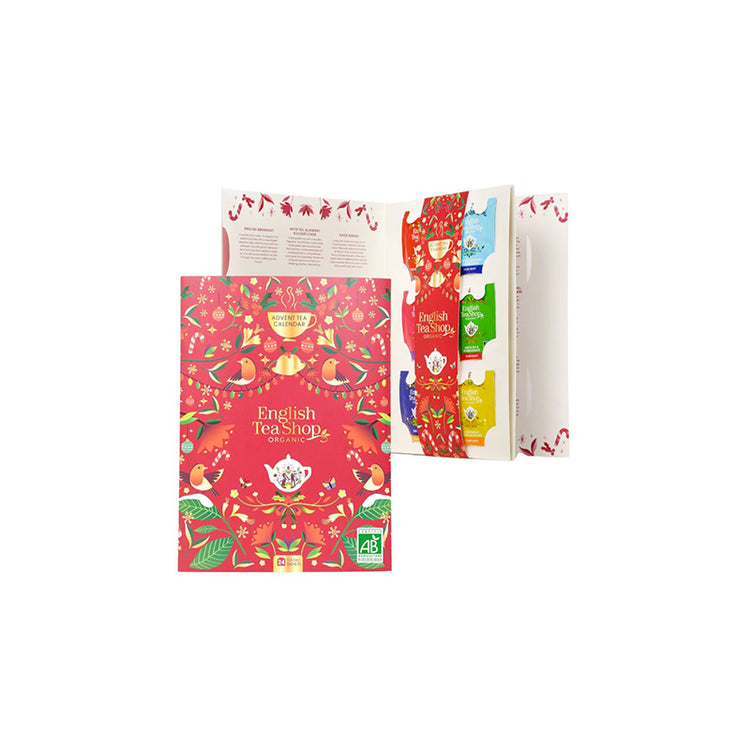 Calendrier de l'Avent Livre de Noël Bio 24 sachets English Tea Shop