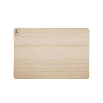Planche à découper bois de cyprès japonais 40,5x27,5x1,3 cm Brun Shun Kai