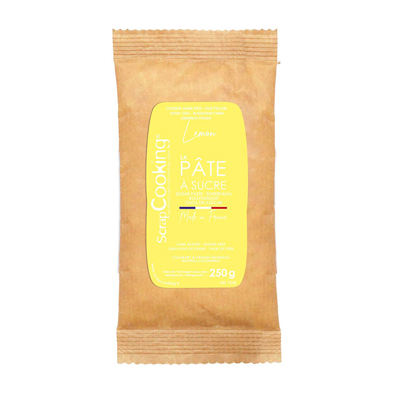 Pâte à sucre 250g lemon ScrapCooking