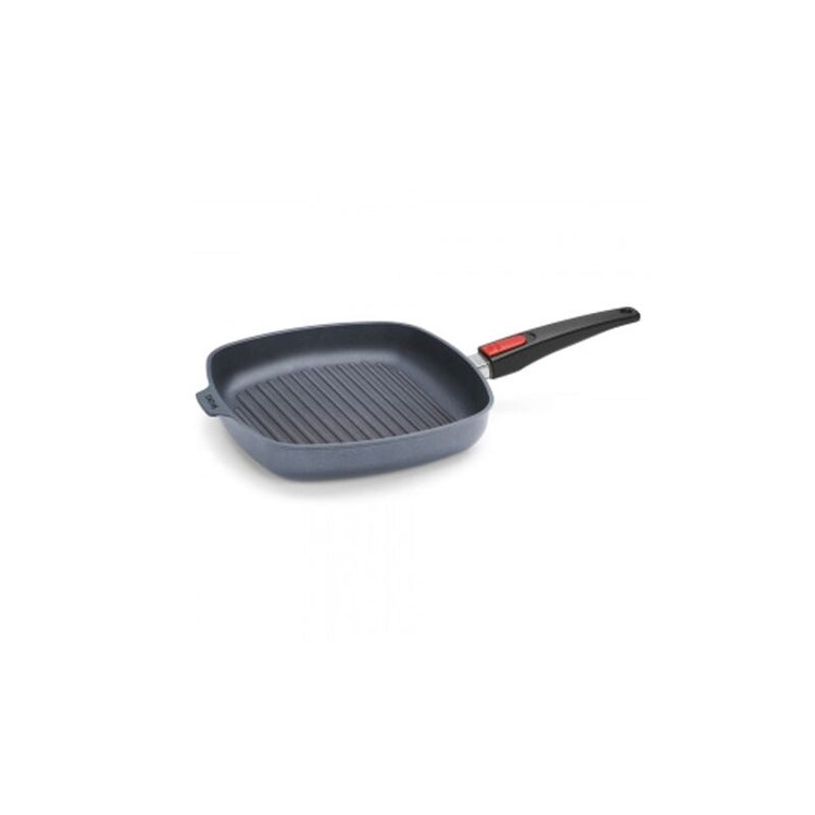 Poêle grill antiadhésive de 24cm avec poignée amovible Diamond Lite Woll