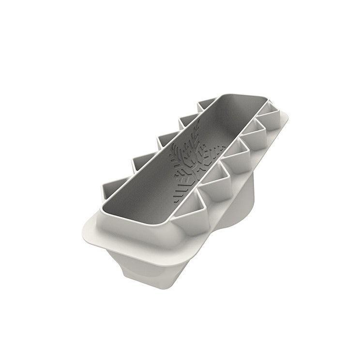 Moule à bûche snowfall en silicone Silikomart