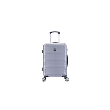 Valise cabine 8 roues ABS Argent France bag