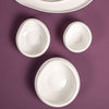 Coupelle organique en porcelaine 12x11 cm Table Passion