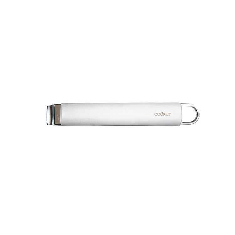 Poignée en inox 18 cm blanche La Merveilleuse Cookut