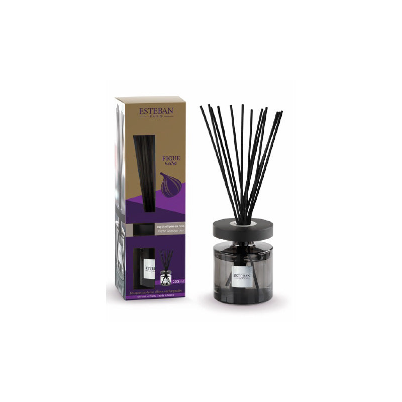 Bouquet parfumé rechargeable figue noire 200 ml Ellipse Esteban