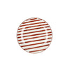 4 assiettes à dessert en porcelaine 20,3 cm rouille Mykonos Pomax