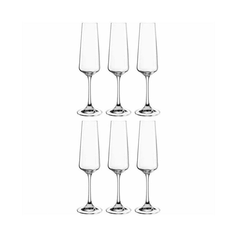 6 flûtes à champagne Paladino 22cl